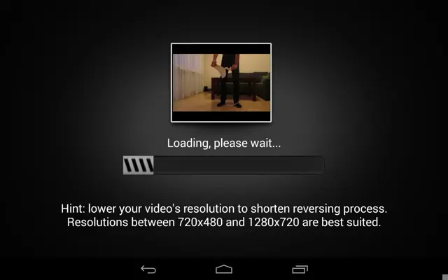 Reverse Movie FX android App screenshot 2